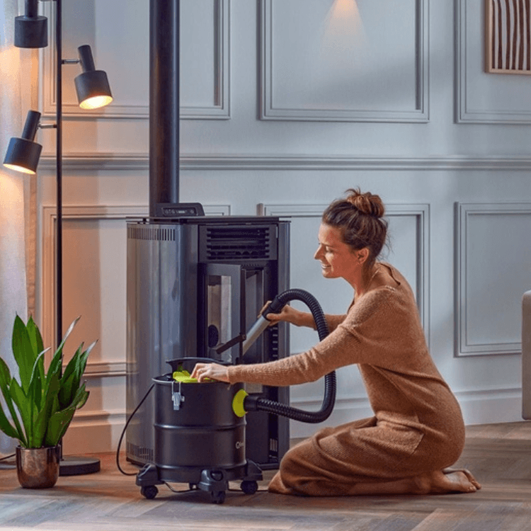 Pelletkachel aszuigers