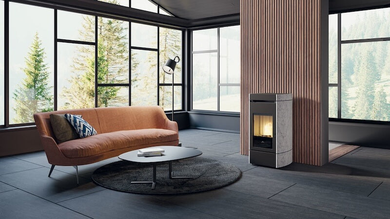 Edilkamin Lena pelletkachel sfeerfoto - Ron's Warmte